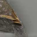 HBCY Creations Flag Display Case for 5' x 9.5' American Veteran Burial Solid Wood Rustic Brown Frame with Glass Front Wall Mount or Standing Display, Box