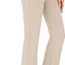 iChosy Women's Pull On Barely Bootcut Stretch Dress Pants PaleKhaki 2xTall