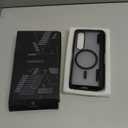 MOBOSI Magnetic for Samsung Galaxy Z Fold 4 Case, Compatible with Magsafe, Built-in Hinge Protection & Front Screen Protector Full Body Rugged Phone Cases for Z Fold4 with S Pen Slot, Privacy Black