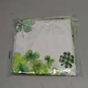 XCHI Green Hats Shamrock Coins St. Patrick's Day Tablecloth Round Table Cloth Washable Table Covers for Indoor Outdoor Dining Home Party Decorations 70x70 Inch