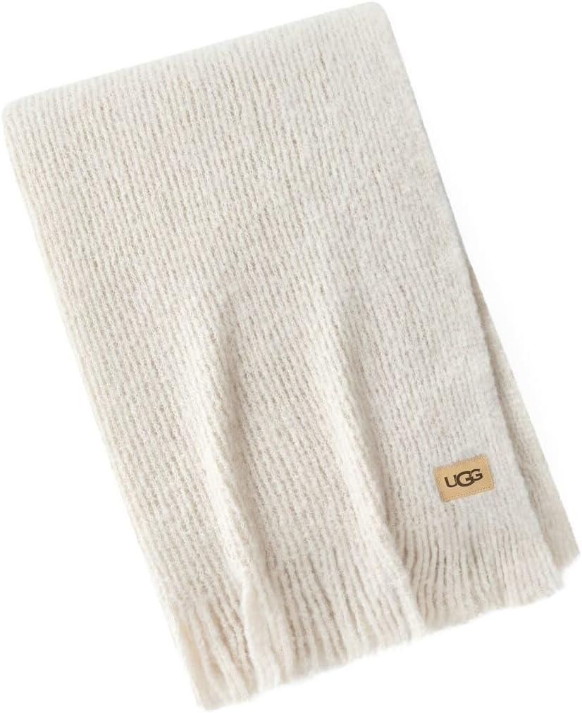 UGG Knit Throw Blanket Soft Lightweight Throw Blanket for Couch, Bed Throws or Luxury Home Decor, Blankets & Throws for Home, Living Room and Bedroom, 50" x 70" (Margot) (Cream)