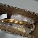 HPC DECOR Set of 6 Gold Metal Wire Pizza Pan Riser Stands-Round Pizza Tray Riser Rack Holder-Tabletop Display Racks,buffet risers for Food Platter Tray-Metal Display Stands for Home,Restaurant,Party.