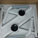 Toilet Safety Rails for Elderly Handicap- 400 lbs Capacity Adjustable Safety Frame with Foldable Armrests