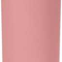 uxcell Skinny Tumbler with Lids and Straws, 16Oz Matte Deep Red Skinny Tumbler Bulk, Reusable Pastel Acrylic Tumbler, Double Wall Plastic Tumbler for Cold Hot Drinks, Coffee DIY