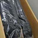 Ergonomic Office Chair with High Back Headrest, PU Leather Executive Desk Chair - Padded Flip-Up Armrests, Lumbar Support, Swivel Computer Chair for Home Office & Gaming, Black