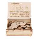 Wedding Guest Book Wedding Set, Love Frame Heart Balloons Love Wood Chip Storage Box, Personalized Memories Ornaments