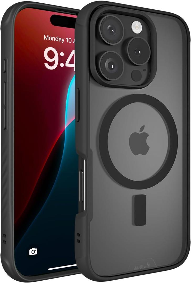 Mous for iPhone 16 Pro Clear Case MagSafe Compatible - Clarity 3.0 - Protective Scratch Resistant Crystal Clear & Slim Design