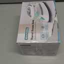 BEAUTURAL Mini Travel Steam Iron for Clothes with Dual Voltage, Temperature Control, Non-Stick Soleplate and Cord Storage, Ideal for Sewing, Quilting and Handcraft (White)