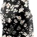 Rnxrbb S-2XL Women Summer Sleeveless Maternity Dress Pregnancy Tank Scoop Neck Mama Clothes Casual Bodycon Clothing (XX-Large, B-black Yellow Floral)