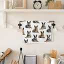 Australian Cattle Gifts Kitchen Towels, IAustralian Cattle Dog Gifts for Women Men Dish Tea Towels for Kitchen Bathroom Decor, Dog Lover Gifts Hand Towel for Bathroom Decor, 16x24 Inches