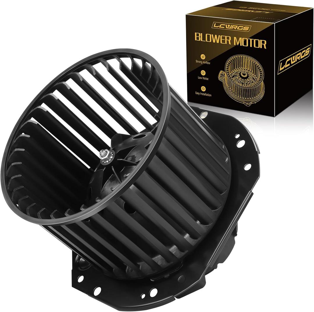 Blower Motor with Fan Fits for Chevy S10 Astro Blazer GMC Sonoma Safari Jimmy Isuzu Hombre Oldsmobile Bravada 1996 1997 1998 1999 2000 2001 2002 2003 2004 AC Heater Blower Motor Replace# 700092