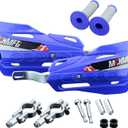 Dirt Bike Hand Guards with Grips - Universal Motorcycle Handguards for Pit Bikes ATV Motocross Enduro