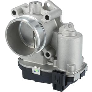 Throttle Body Assembly, 58mm Throttle Body Actuator No.68366012AB/68366012AA for Dodge Journey 2.4L L4 - Gas 18-20 Aluminum Alloy Silver Tone, 1 Pcs