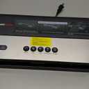 Bonsenkitchen Vacuum Sealer, Multi-Functional Food Sealer with 1 Roll Bag+ 5 Bags, Bag Storage | Built-in Cutter, Black Red