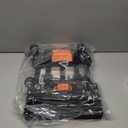 Voipvvii Folding Hand Truck 500lbs, Portable Heavy Duty Dolly Cart, 6 Wheels Collapsible Luggage Cart with 2 Elastic Ropes - Compact Trolley Cart for Easy Moving - Ideal Hand Cart for Travel and More (1.70, Black)