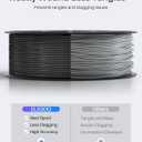 ELEGOO PLA Filament 1.75mm Black 2KG, 3D Printer Filament Dimensional Accuracy +/- 0.02mm, 2pcs 1kg Spool(2.2lbs) Fit Most FDM 3D Printers