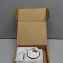 Windproof Door Stopper Indoor Heavy Duty Floor Door Stop Keep Door Open Mechanical No Drilling Door Stopper with Screws and Adhesive Pads, 2 Pack, White