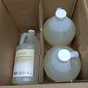 Ginger Lily Farms Club & Fitness Moisturizing Shampoo for All Hair Types, 100% Vegan & Cruelty-Free, Fragrance Free, 1 Gallon (Pack of 3)