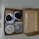 2Sets L44649 L44610 Trailer Hub Bearings Kit for 1-1/16'' Straight Axle, Trailer Spindle Bearing Kits with 12192TB Grease Seals, 1.98'' Dust Caps & Cotter Pin for 2000-2200 lbs Spindles