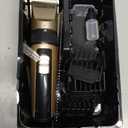 HEAPETS Dog Grooming Clippers, Low Noise, Electric Quiet, Adjustable Clipper Comb, Rechargeable Cordless Dog Hair Clippers for Dogs Cats Pets, Gold