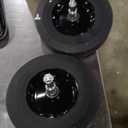 45 Gallon Gas Caddy Gasoline Diesel Can Hand Siphon Pump With Rolling Flat-Free Solid Rubber Wheels(Black)