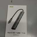 Acer 10 Gbps USB C Hub, USBC Splitter with 4*USB C 3.2 and 100W PD Port, Fast Transfer Type-C Multiport Adapter Compatible with MacBook Pro/M2/M1, iPad, Surface Pro, XPSNo Video Output