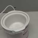 KOOC Small Slow Cooker, 0.65 Quart, Free Liners Included, Upgraded Ceramic Pot, Nutrient Loss Reduction, Sauces, Stews & Dips, Stainless Steel, Pink, Round