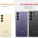 CCFUNCASE Compatible for Samsung Galaxy S24 / S25 Case Clear Cute for Women - Rugged Phone Cases Funda Protector Cover Skin (Pink Floral Colorful Flowers)