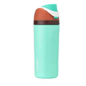 Owala Kids FreeSip Insulated Stainless Steel Water Bottle with Straw for Sports, Travel, and School BPA-Free Sports Water Bottle, 16 oz, Mint Chocolate