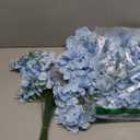 65Pcs Blue Hydrangea Artificial Flowers BulkRealistic Silk Fake Flowers with StemsFaux Hydrangea Flowers for Wedding Home Decor Centerpieces Living Room Garden Party Baby Shower Decoration