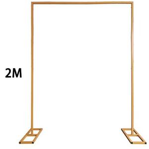 2.5m Wedding Arch Rectangular, Gold Metal Frame for Wedding Arch, Flower Frame, Garden Arch, Gold, Metal, Wedding Arch, Wedding for Birthdays, Parties, Banquet Decorations