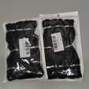 Flat Shoe laces 52" Lengths 5/16" Wide Shoelaces for Athletic Tennis Sneakers (Black)