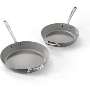 All-Clad HA1 Ceramic Nonstick, 2-Piece Fry Pan Set, Induction Ready