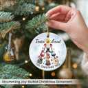 8 x Guitar Ornament for Christmas Tree 2025 - Unique Rock Guitar Player Gifts for Music Decorations, Ceramic Guitars Ornaments for Christmas Tree Decorations, Xmas Music Lovers Gifts for Men Women Bestie