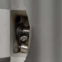 Chunful 16 Pcs 5/8'' Swivel Glides with Beveled Ferrule for Stacking Chair Nylon Steel Plate Base Replacement Swivel Chair Glide Adjustable Furniture Leveler Feet Nickel Plated