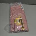 Hybrid & Company Women's Ultra Stretch Perfectly Shaping Mid Rise Skinny Bermuda Shorts with Pockets (Pink)