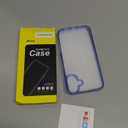 JETech Case ONLY for iPhone 16 Plus 6.7-Inch, Non-Yellowing Shockproof Phone Bumper Cover, Anti-Scratch Clear Back (Ultramarine)