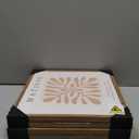 Framed Abstract Wall Art, Set of 4 Piece Modern Beige Canvas Picture Artworks Decor, Matisse Minimalist Neutral Painting Prints for Living Room Bedroom Cabinet and Dining Room (12" H x 12" W)