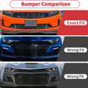 Linskip Headlight Covers Compatible with 2019 2020 2021 2022 2023 2024 Chevy Camaro LS LT, Headlight Bezel Decor Trim for Chevrolet Camaro Exterior Accessories Red, Pair