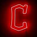 Queen Sense 12"x8" Clevelands Sports Team Indian LED Sign Light Neon Signs Lights Wall Party Decor Flex Lamp Flex587