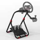 DIWANGUS Foldable & Adjustable Sim Racing Wheel Stand with Shifter Mount Reinforced Steel Tubing, Fit for Logitech G29 G920 G923,MOZA R3 R5, Thrustmaster T248 T300RS T150, No Wheel Pedal & Shifter