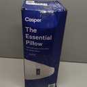 Casper Sleep Essential Pillow, Standard Size Medium Soft Feel, Down-Alternative Fill, Supports Side, Back & Stomach Sleepers