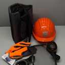 Husqvarna Classic Personal Protective Power Kit with Chainsaw Chaps, Forest Helmet and Safety Gloves, Chainsaw Safety Equipment for New Chainsaw Users
