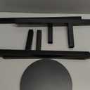 Adjustable Metal Plant Stand Indoor Outdoor - Fits 8 to 12 Inches Pots - Mid Century Modern Planter Stand Single Floor Flower Pot Holder Home Decor for Gardening Gifts