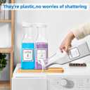 Laundry Detergent Dispenser,54OZ Laundry Soap Dispenser,Liquid Laundry Detergent Container,Fabric Softener Dispenser with Bamboo Wood Tray,Laundry Room Organizer with 4 Labels