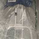 STORAGE MANIAC Tabletop Ironing Broad, All Iron Frame Mini Folding Ironing Broad with 2 Removable Cover, Portable Small Iron Mat with 7 mm Thick Pad for Laundry Room, Dorms  Silver & Blue