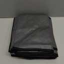 3 Pack Storage Bags, 45L Foldable Clothes Storage Bins with Lids, Closet Organizers Blanket Storage Bags with Zippers Clear Window Sturdy Handles for Clothing Bedding Comforter Sweater Pillows, Black