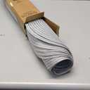 SHACOS Christmas Glitter Silver Placemats Set of 8 Sparkle Bling 15 inch Round Braided Table Mats Washable Place Mats for Dining Table Home Table Decor (Silver, 8)