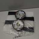 Modern LED Wall Sconce, Black Indoor Wall Light Fixtures Set of 2, 8W Acrylic Wall Mounted Lamp, 6000K Cold White Wall Sconces Lighting for Hallway, Bedroom, Stairway, Corridor, Bathroom