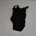 Nebility Womens' Waist Trainer Seamless Round Neck Tummy Control Shapewear Bodysuit (Medium-Large, Black)